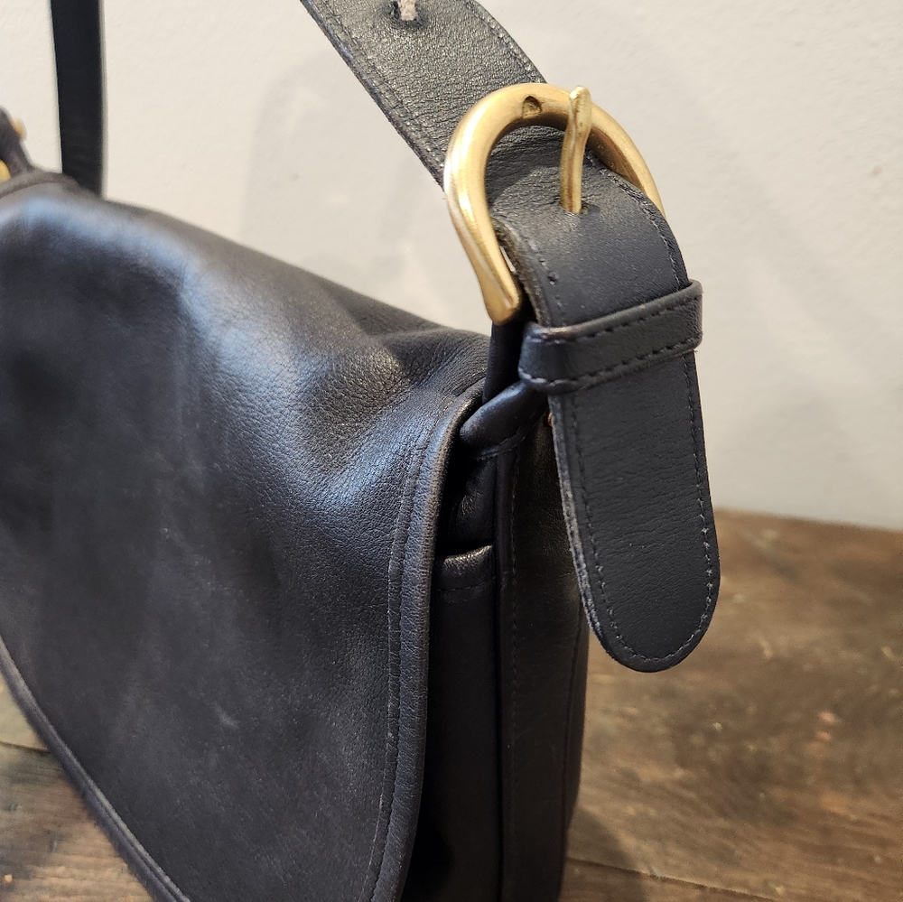 Vintage COACH Fletcher Saddle Bucket Crossbody Ba - Picture 2 of 11